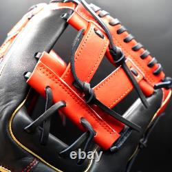 Rawlings Japan Glove HOH Heart of the Hide RHT LH 11.5 Infielder Black / Scarlet