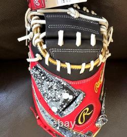 Rawlings Japan Glove HOH Heart of the Hide RHT LH Catcher Mitt 33 Black Limited