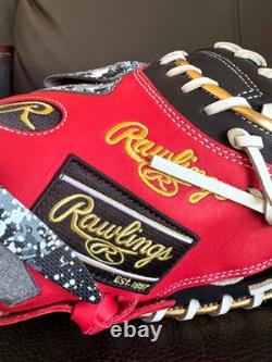 Rawlings Japan Glove HOH Heart of the Hide RHT LH Catcher Mitt 33 Black Limited