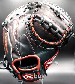 Rawlings Japan Glove HOH Heart of the Hide RHT LH Catchers mitt 33 Limited Black