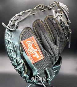 Rawlings Japan Glove HOH Heart of the Hide RHT LH Catchers mitt 33 Limited Black