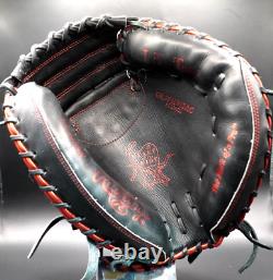 Rawlings Japan Glove HOH Heart of the Hide RHT LH Catchers mitt 33 Limited Black