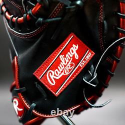Rawlings Japan Glove HOH Heart of the Hide RHT LH Catchers mitt 33 Limited Black