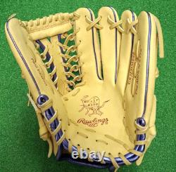 Rawlings Japan Glove Heart of the Hide Outfielder RHT 12.5 Rare Metallic Camel
