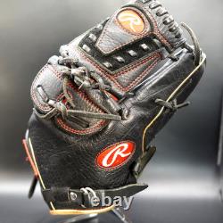 Rawlings Japan Glove Heart of the Hide RHT Pitcher 11.75 Scarlet/Black Limited
