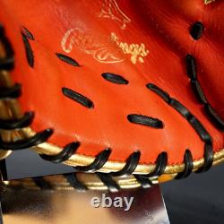 Rawlings Japan Glove Heart of the Hide RHT Pitcher 11.75 Scarlet/Black Limited