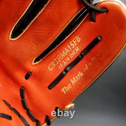 Rawlings Japan Glove Heart of the Hide RHT Pitcher 11.75 Scarlet/Black Limited