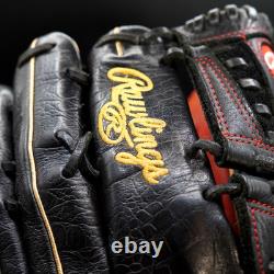 Rawlings Japan Glove Heart of the Hide RHT Pitcher 11.75 Scarlet/Black Limited