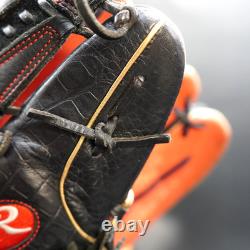 Rawlings Japan Glove Heart of the Hide RHT Pitcher 11.75 Scarlet/Black Limited