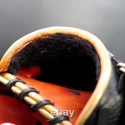 Rawlings Japan Glove Heart of the Hide RHT Pitcher 11.75 Scarlet/Black Limited