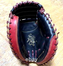 Rawlings Japan Gold Glove HOH Heart of the Hide RHT LH Catchers mitt Black RARE