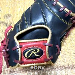 Rawlings Japan Gold Glove HOH Heart of the Hide RHT LH Catchers mitt Black RARE