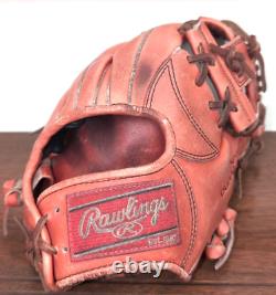 Rawlings Japan HOH GOLD Glove Heart of the Hide RHT LH 11.25 Infielder RED Rare