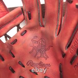 Rawlings Japan HOH GOLD Glove Heart of the Hide RHT LH 11.25 Infielder RED Rare