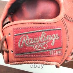 Rawlings Japan HOH GOLD Glove Heart of the Hide RHT LH 11.25 Infielder RED Rare
