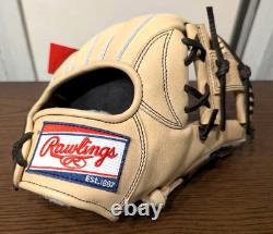 Rawlings Japan HOH Heart of the Hide Glove Infielder RHT LH 11.75 Camel Limited