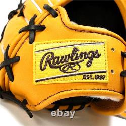 Rawlings Japan HOH Heart of the Hide Glove Outfielder RHT 12.25 Limited GoldTan