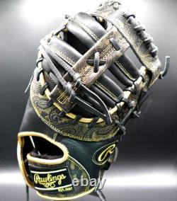 Rawlings Japan HOH Heart of the Hide Glove RHT 11.75 First Base Mitt Black Rare