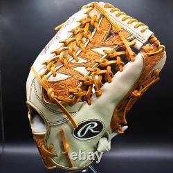 Rawlings Japan HOH Heart of the Hide Glove RHT LH 12.5 Outfielder Camel RichTan