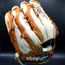 Rawlings Japan HOH Heart of the Hide Glove RHT LH 12.5 Outfielder Camel RichTan