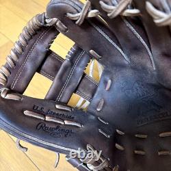 Rawlings Japan HOH Heart of the Hide Gold Glove RHT LH 11.62 Infielder Rare