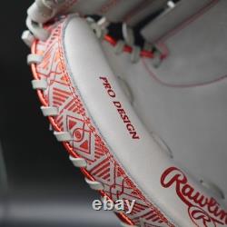 Rawlings Japan HOH Heart of the Hide RHT LH Catcher Mitt 33 2025 Gray/Scarlet