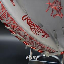 Rawlings Japan HOH Heart of the Hide RHT LH Catcher Mitt 33 2025 Gray/Scarlet