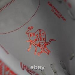 Rawlings Japan HOH Heart of the Hide RHT LH Catcher Mitt 33 2025 Gray/Scarlet