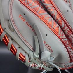 Rawlings Japan HOH Heart of the Hide RHT LH Catcher Mitt 33 2025 Gray/Scarlet