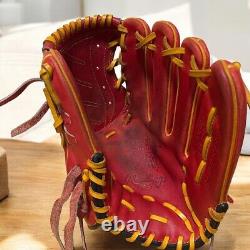 Rawlings Japan HOH Heart of the Hide THE GOLD Glove RHT LH 11.75 Pitcher RED/Yel