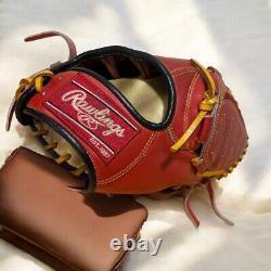 Rawlings Japan HOH Heart of the Hide THE GOLD Glove RHT LH 11.75 Pitcher RED/Yel