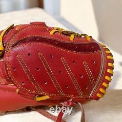 Rawlings Japan HOH Heart of the Hide THE GOLD Glove RHT LH 11.75 Pitcher RED/Yel