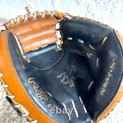 Rawlings Japan Heart of the Hide HOH Catchers mitt 33 RHT Black/RichTan Limited