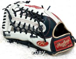Rawlings Japan Heart of the Hide HOH Glove LHT 13 Outfielder Navy/White/Red Rare