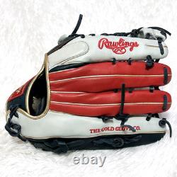 Rawlings Japan Heart of the Hide HOH Glove LHT 13 Outfielder Navy/White/Red Rare