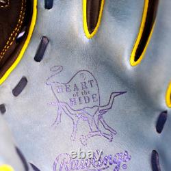 Rawlings Japan Heart of the Hide HOH Infielder RHT 11.5 Glove Sax/Navy Limited