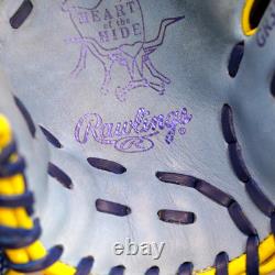 Rawlings Japan Heart of the Hide HOH Infielder RHT 11.5 Glove Sax/Navy Limited