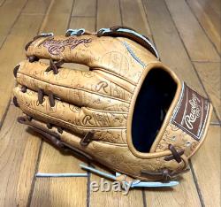 Rawlings Japan Heart of the Hide HOH Outfield RHT 12.5 RichTan Baseball Glove