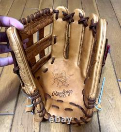 Rawlings Japan Heart of the Hide HOH Outfield RHT 12.5 RichTan Baseball Glove