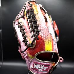 Rawlings Japan Heart of the Hide HOH Outfielder 13 LHT RT Scarlet/Pink Limited