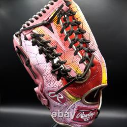 Rawlings Japan Heart of the Hide HOH Outfielder 13 LHT RT Scarlet/Pink Limited