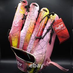 Rawlings Japan Heart of the Hide HOH Outfielder 13 LHT RT Scarlet/Pink Limited