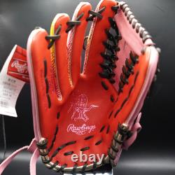 Rawlings Japan Heart of the Hide HOH Outfielder 13 LHT RT Scarlet/Pink Limited