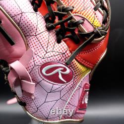 Rawlings Japan Heart of the Hide HOH Outfielder 13 LHT RT Scarlet/Pink Limited