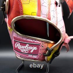 Rawlings Japan Heart of the Hide HOH Outfielder 13 LHT RT Scarlet/Pink Limited