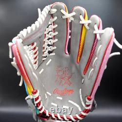 Rawlings Japan Heart of the Hide HOH Outfielder RHT LH 12.5 Glove Gray Limited Rawlings Japan Heart of the Hide HOH Outfielder RHT LH 12.5 Glove Gray Limited