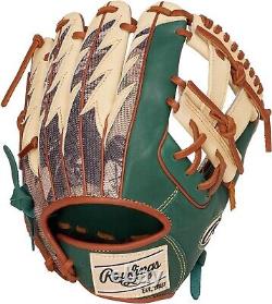 Rawlings Japan Heart of the hide 11.5 Infield Camel Green LH Thunder From Japan