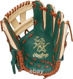 Rawlings Japan Heart of the hide 11.5 Infield Camel Green LH Thunder From Japan