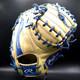 Rawlings Japan Baseball Hoh Heart Of The Hide Rht Catchers Mitt Camel/royal Rare