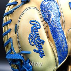 Rawlings Japan baseball HOH Heart of the Hide RHT Catchers mitt Camel/Royal Rare